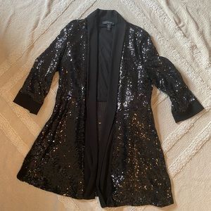 Black sequin blazer must new